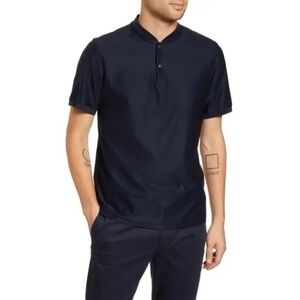 Theory Ollie Snap Henley Top